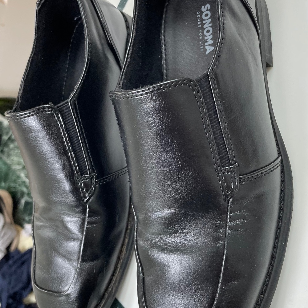 Boys Sonoma sncristopher black dress shoes size 5